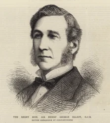 The Right Honourable Sir Henry George Elliot, GCB (engraving)