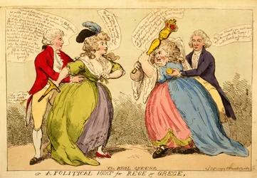 The Rival Queens or a Political Heat for Rege and Grege, 1789