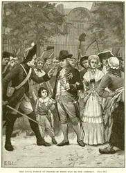 The Royal Family of France on their Way to the Assembly
