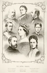 The Royal Family of Queen Victoria, from 