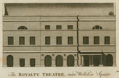 The Royalty Theatre, Well Street, Wellclose Square, London