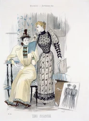 The Season, Fashion Plate for The Queen, September 1892
