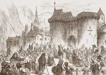 The Sham Pilgrims at the Gate of Geneva
