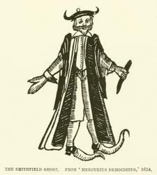 The Smithfield Ghost, from Mercurius Democritus