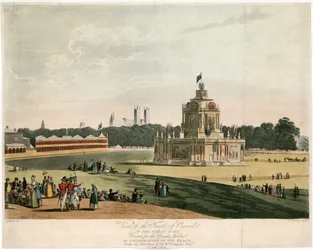 The Temple of Concord created for the Peace of 1814