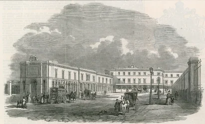 The Terminus of the New South-Eastern Railway at London Bridge