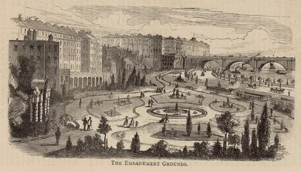 The Thames Embankment grounds