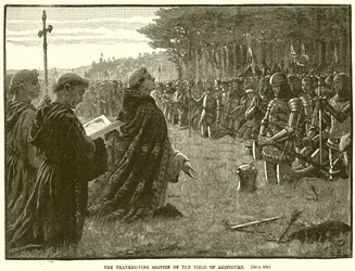 The Thanksgiving Service on the Field of Agincourt
