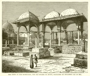 The Tombs of the Mamelukes, the Old Rulers of Egypt, Massacred by Mohammed Ali in 1811