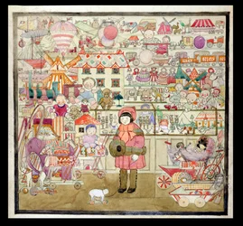 The Toyshop at Christmas, c.1910