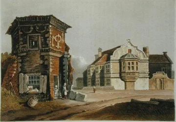 The Treaty House, Uxbridge, from Ackermann