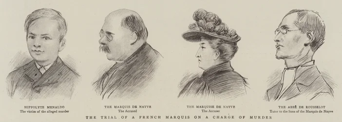 The Trial of a French Marquis on a Charge of Murder