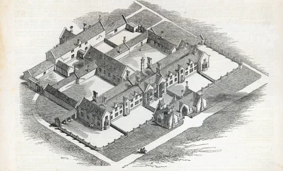 The Union Workhouse to be erected at Canterbury, from The Illustrated London News, 7th November 1846