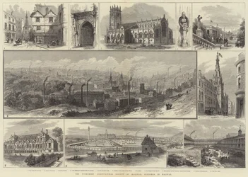 The Yorkshire Agricultural Society at Halifax, Sketches in Halifax