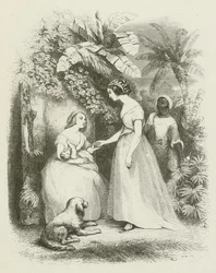 The arrival of Madame De La Tour