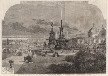 The award of prize medals at the International Exhibition