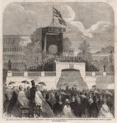The award of prizes at the International Exhibition