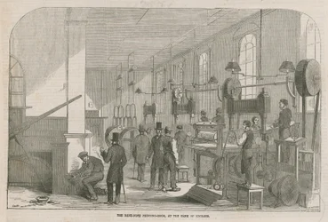 The Bank Note Printing Room