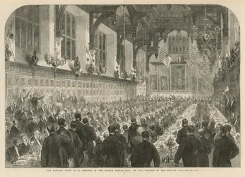 The Banquet Given to M. Berryer in the Middle Temple Hall