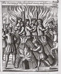 The Burning of the Foresaid Man and Four Women