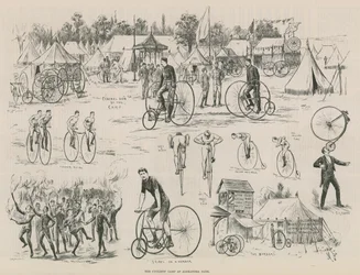 The Cyclists Camp at Alexandra Park