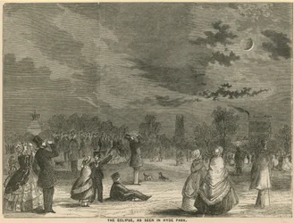 The Eclipse, as Seen in Hyde Park, London