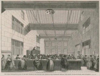The Great Telegraphing Room at the New Offices of the Electric and International Telegraph Company