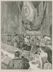 The Health of the Shah; The Luncheon at the Guildhall, London
