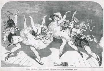 The Last New Can-Can - Mddle Colonna and Her Parisian Troupe at the Royal Alhambra Palace