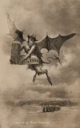 The legend of the devil and St Chad