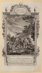 The manner in which the Kamtschadales melt the Grease and dry the Fish that they catch in the Spring at the Head of Rivers, on their return to the Sea