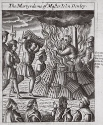 The Martyrdom of Master John Denley, Illustration from 