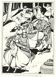 The mules were loaded with thirty-seven robbers in jars