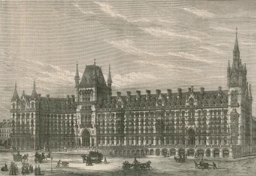 The New Hotel of the Midland Railway Station, Euston Road, London