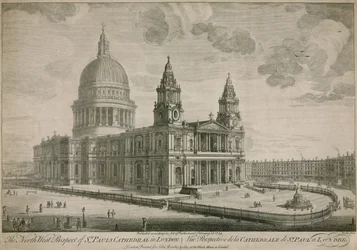 The northwest prospect of St Paul