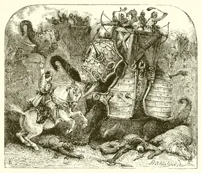 The war elephant of the ancients