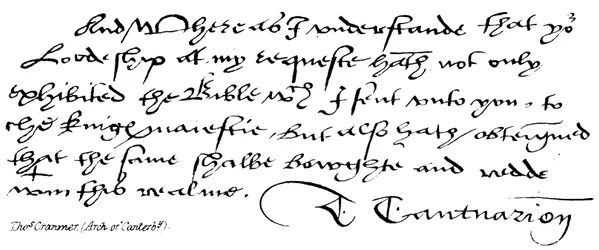Thomas Cranmer, Archbishop of Canterbury