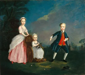 Three Children in a Park