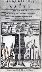 Title-Page of the First Book of Jure Divino - A Satyr by Daniel Defoe