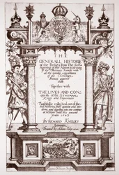 Titlepage, Knolles Generall Historie of the Turks, pub. by Adam Islip, 1603