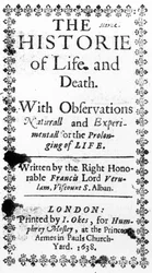 Titlepage to Francis Bacon