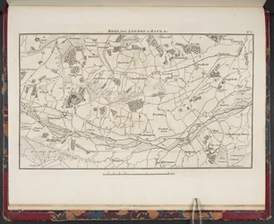 Topographical Map of the Great Road from London to Bath and Bristol, with the Country Three Miles on Each Side
