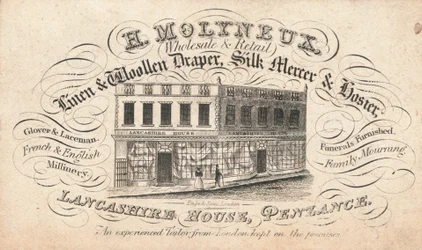 Trade card, H Molyneux