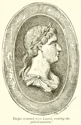 Trajan Crowned with Laurel, Wearing the Paludamentum