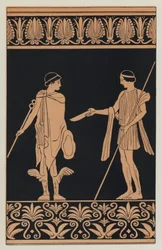 Trygaeus Bribing Hermes with a Gold Cup