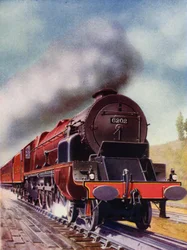 Turbine-driven 4-6-2 Pacific steam locomotive of the London, Midland and Scottish Railway