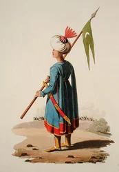 Turkish soldier, from 