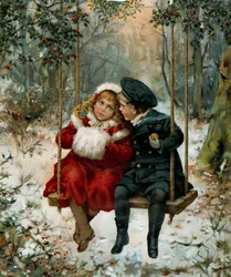 Two Kids on a Swing