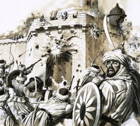 Unidentified Siege in the Middle East