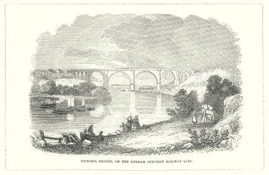 Victoria Bridge, on the Durham Junction Railway Line